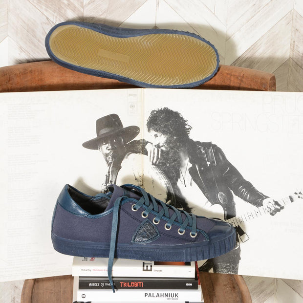 GARE CANVAS BLEU Sneaker Uomo Philippe Model GRLU CB04