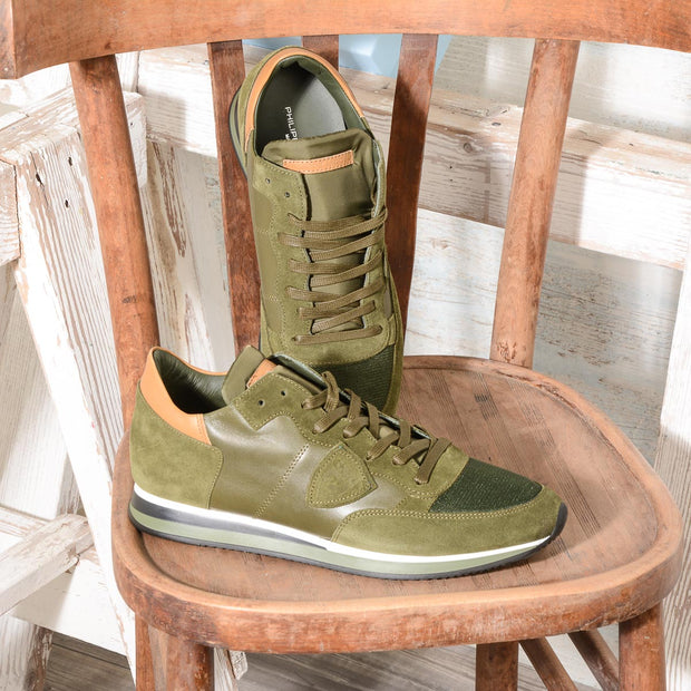 Philippe Model sneaker uomo TRLU WZ64 TROPEZ MONDIAL VEAU VERT (1 di 6)