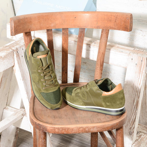 Philippe Model sneaker uomo TRLU WZ64 TROPEZ MONDIAL VEAU VERT (2 di 6)