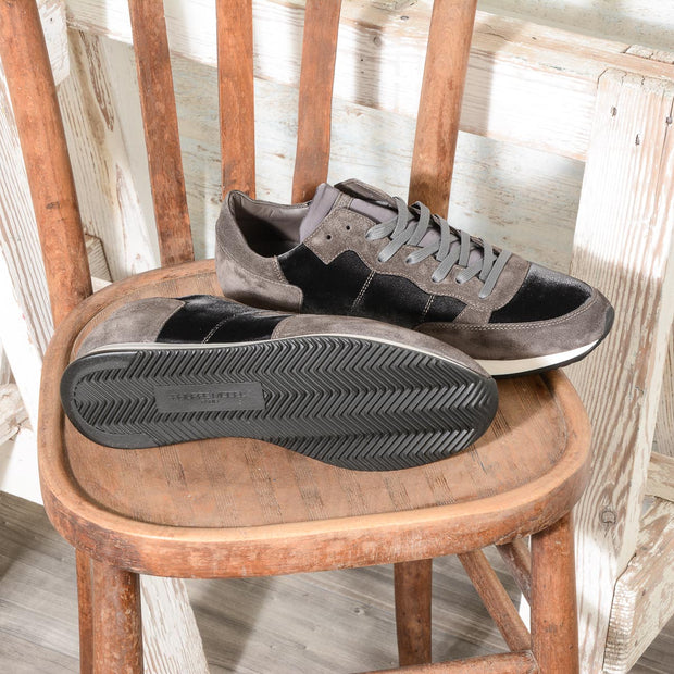 Sneaker Uomo Philippe Model Tropez Mondial VELOUR GRIS TRLU EV09