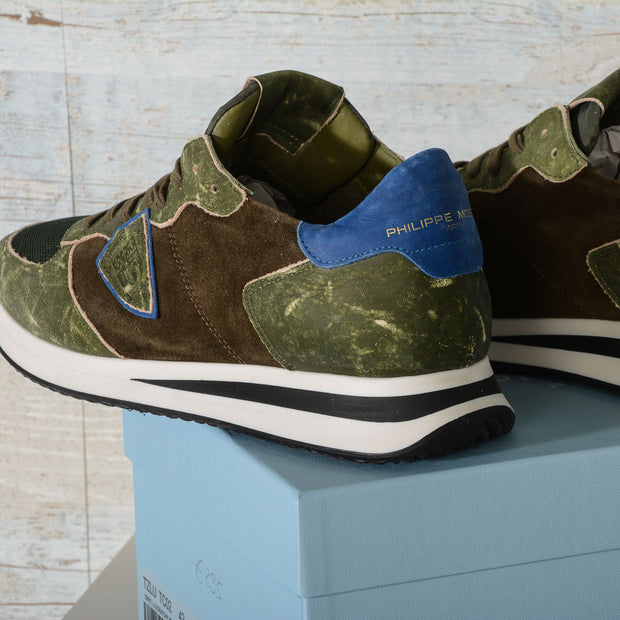 Philippe Model sneakers uomo TZLU TC02 Verde militare TRPX SCRATCHY MILITAIRE -3083