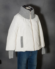 Piumino donna bianco Tommy Hilfiger WW0WW24003 SABA PADDED JACKET (11 di 11)