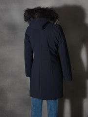 RRD WINTER LONG LADY FUR - BLUE BLACK W20501FT - 60 Parka donna RRD Blu scuro (14 di 16)