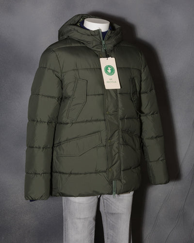 SAVE THE DUCK D3014M RECYY thyme green piumino uomo savetheduck colore verde militare (14)