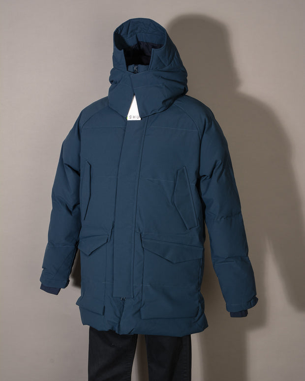 SHU CLOTHES MAN WINTER BLUE PARKA JACKET -13