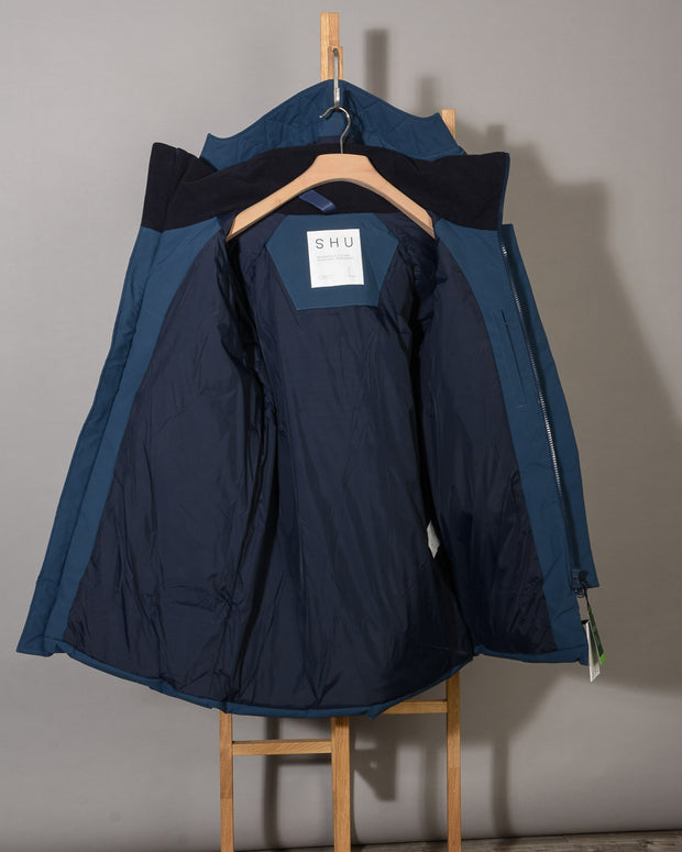 SHU CLOTHES MAN WINTER BLUE PARKA JACKET -4