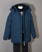 SHU CLOTHES MAN WINTER BLUE PARKA JACKET -6