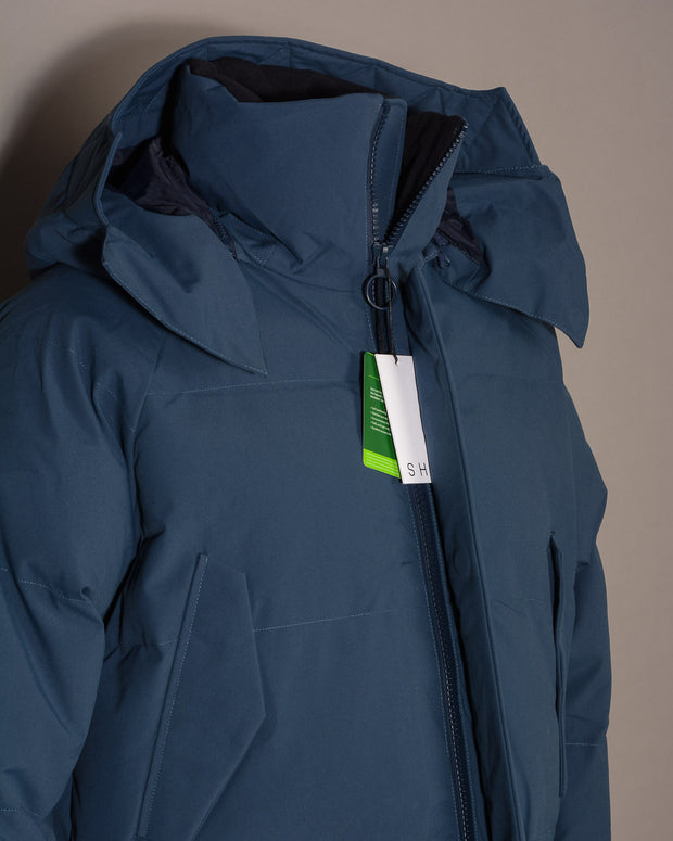 SHU CLOTHES MAN WINTER BLUE PARKA JACKET -8