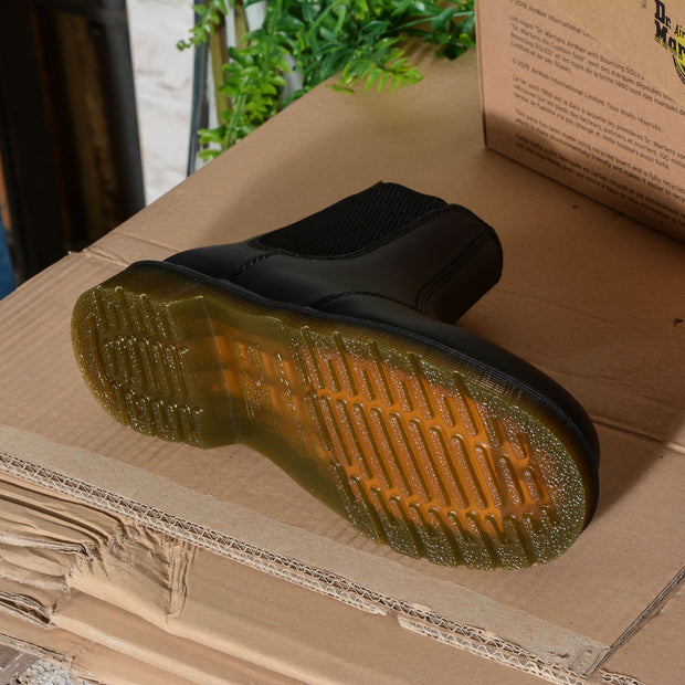 STIVALETTI CHELSEA donna DI PELLE Dr Martens 2976 Nappa Black 25840001