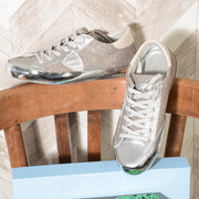 Paris Laminè BRILLANT ARGENT Sneaker Donna Philippe Model CELD DK02