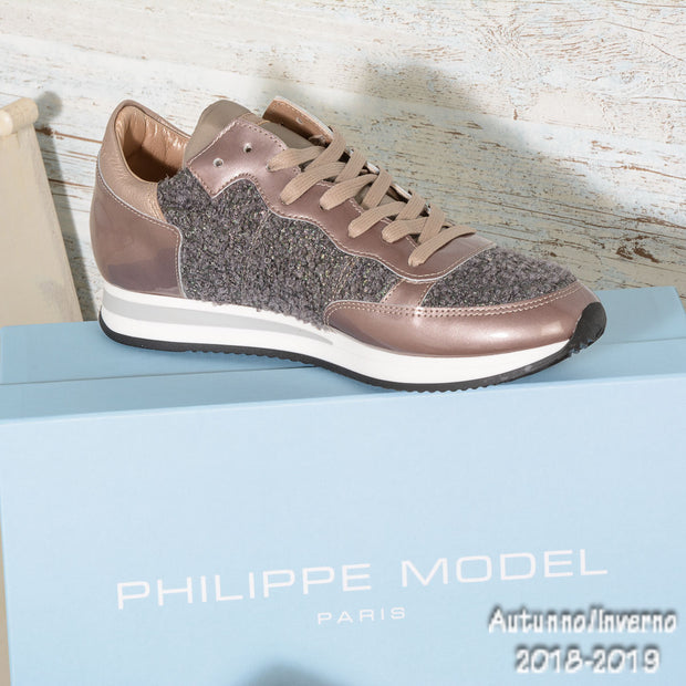 Sneaker Tropez Philippe Model TRLD QV12 in pelle e vernice