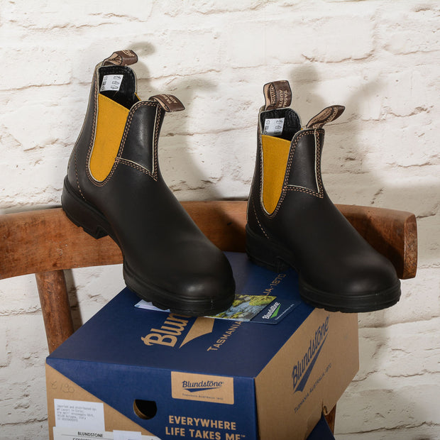 Stivale Blundstone Uomo 1919 - Original Stout Brown Mustard Elastic