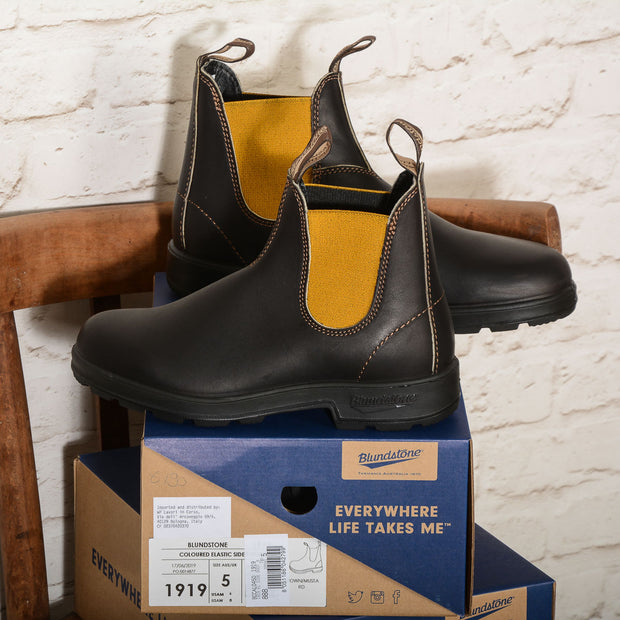 Blundstone Donna 1919 - Original Stout Brown Mustard Elastic