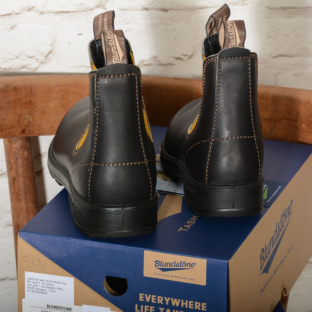 Stivale Blundstone Uomo 1919 - Original Stout Brown Mustard Elastic