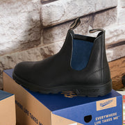 Blundstone uomo 1917 in Pelle nera elastico blu navy