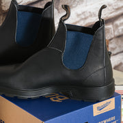 Blundstone uomo 1917 in Pelle nera elastico blu navy