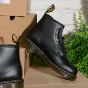 Stivali donna Dr Martens 101 YELLOW STITCH BLACK SMOOTH 26230001 (13 di 14)