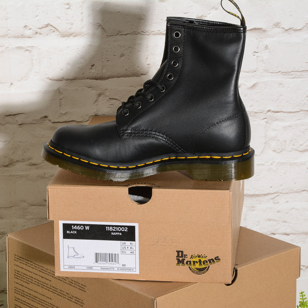 Stivali donna Dr Martens 1460 Black Nappa 11821002 (7)