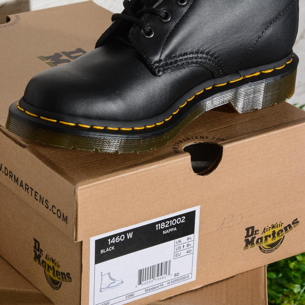 Stivali donna Dr Martens 1460 Black Nappa 11821002 (9)