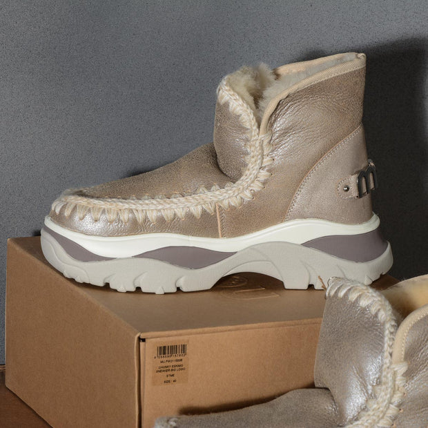Stivali donna MOU Chunky Eskimo sneaker big logo MOU Boots colore