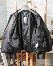 Giacca Donna Karan in pelle nera DKNY style P355451Y in promozione scontata in offerta (10)