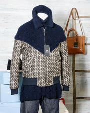 Bomber Donna in lana Due Soli La Boum DS44 (4)
