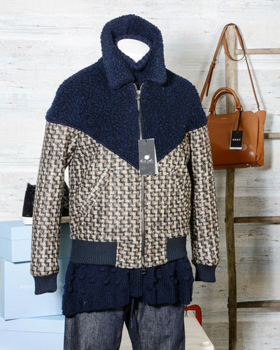 Bomber Donna in lana Due Soli La Boum DS44 (4)
