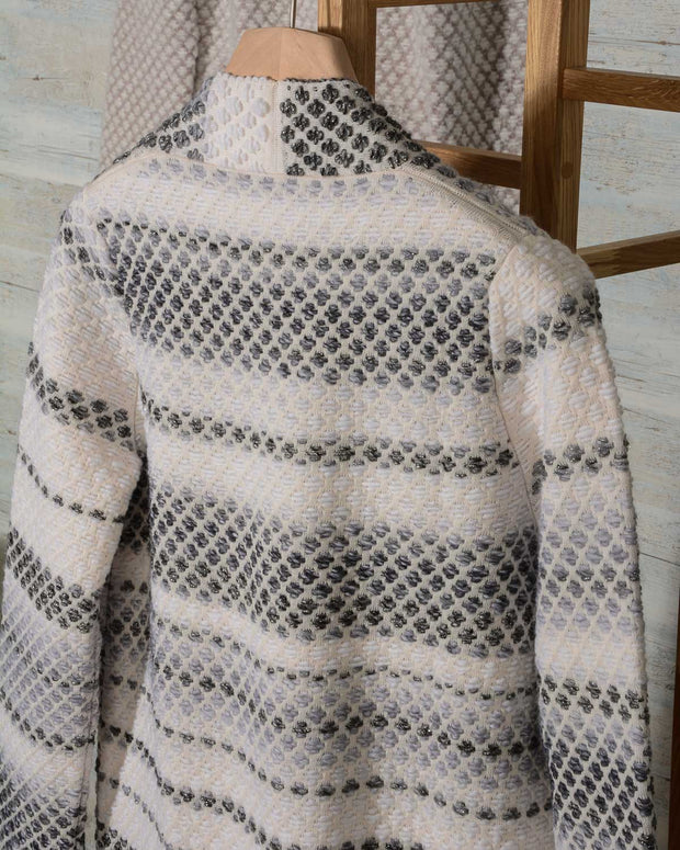 giacca cardigan donna in lana hubert gasser con tasche -10