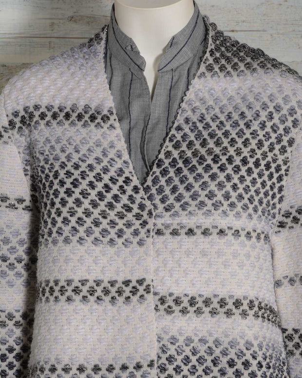 giacca cardigan donna in lana hubert gasser con tasche -14