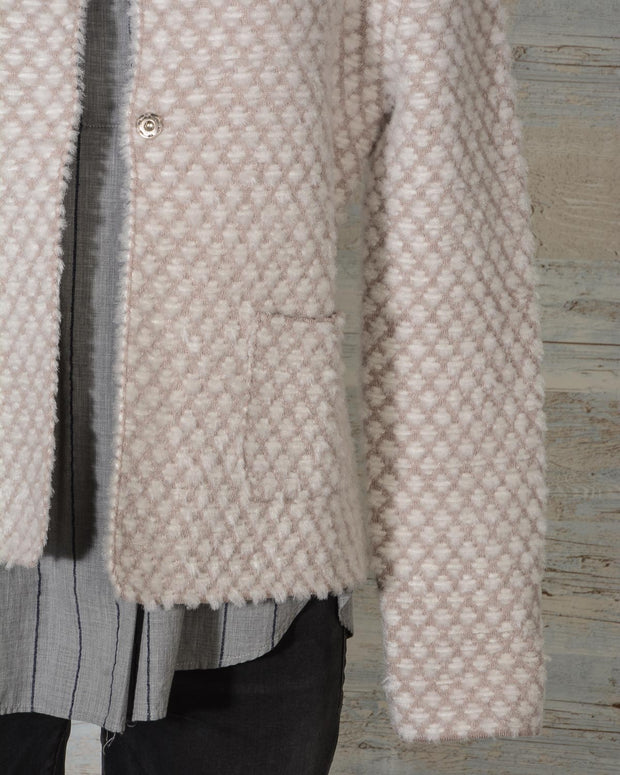maglia giacca donna in lana hubert gasser con tasche -10